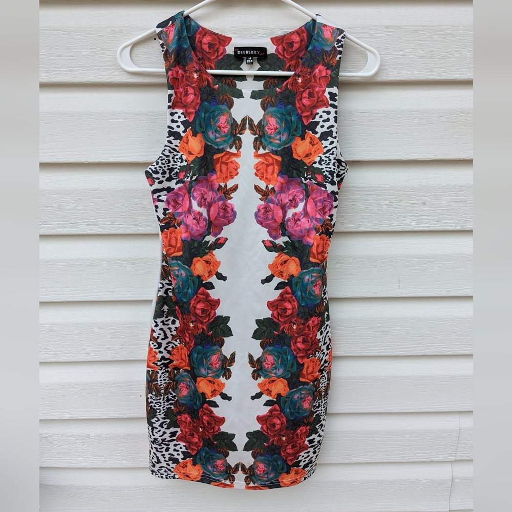 Redberry Floral Bodycon dress